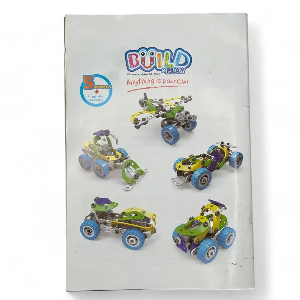 STEM Education BUILD & PLAY 10 Electric Models 109 Pieces by Pakoo Ages‎ 5+